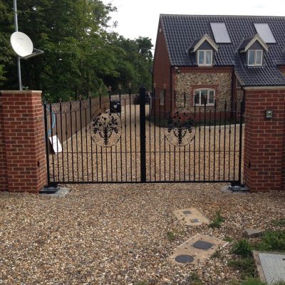 metal security gates for the home