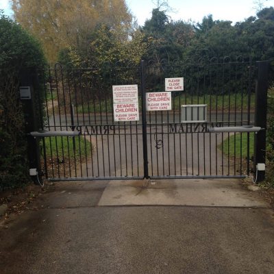 school electric gates