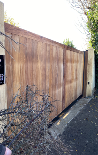Automated security gates installed onto original beams